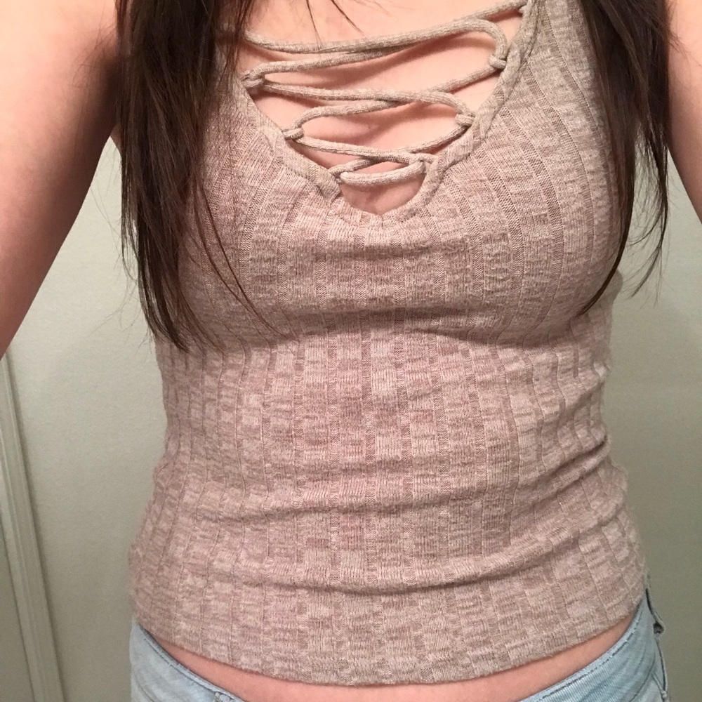 American Eagle knitted tank top. Only worn once.